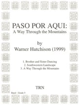 Paso Por Aqui a Way Through the Mou Concert Band sheet music cover